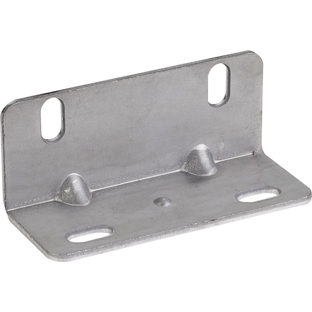 Hardware Resources 1"x1"x1/2" Zinc Universal Angle Bracket 9011